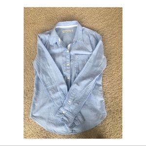 Abercrombie and Fitch Blue Button-Up
